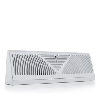 Steel Corner Baseboard Supply Registers