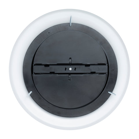Handua 8" [Neck Size] Steel Round Air Supply Diffuser 8" Steel Damper included for Ceiling - Outer Dimension: 11-15/16"