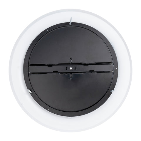 Handua 10" [Neck Size] Steel Round Air Supply Diffuser 10" Steel Damper included for Ceiling - Outer Dimension: 13-15/16"