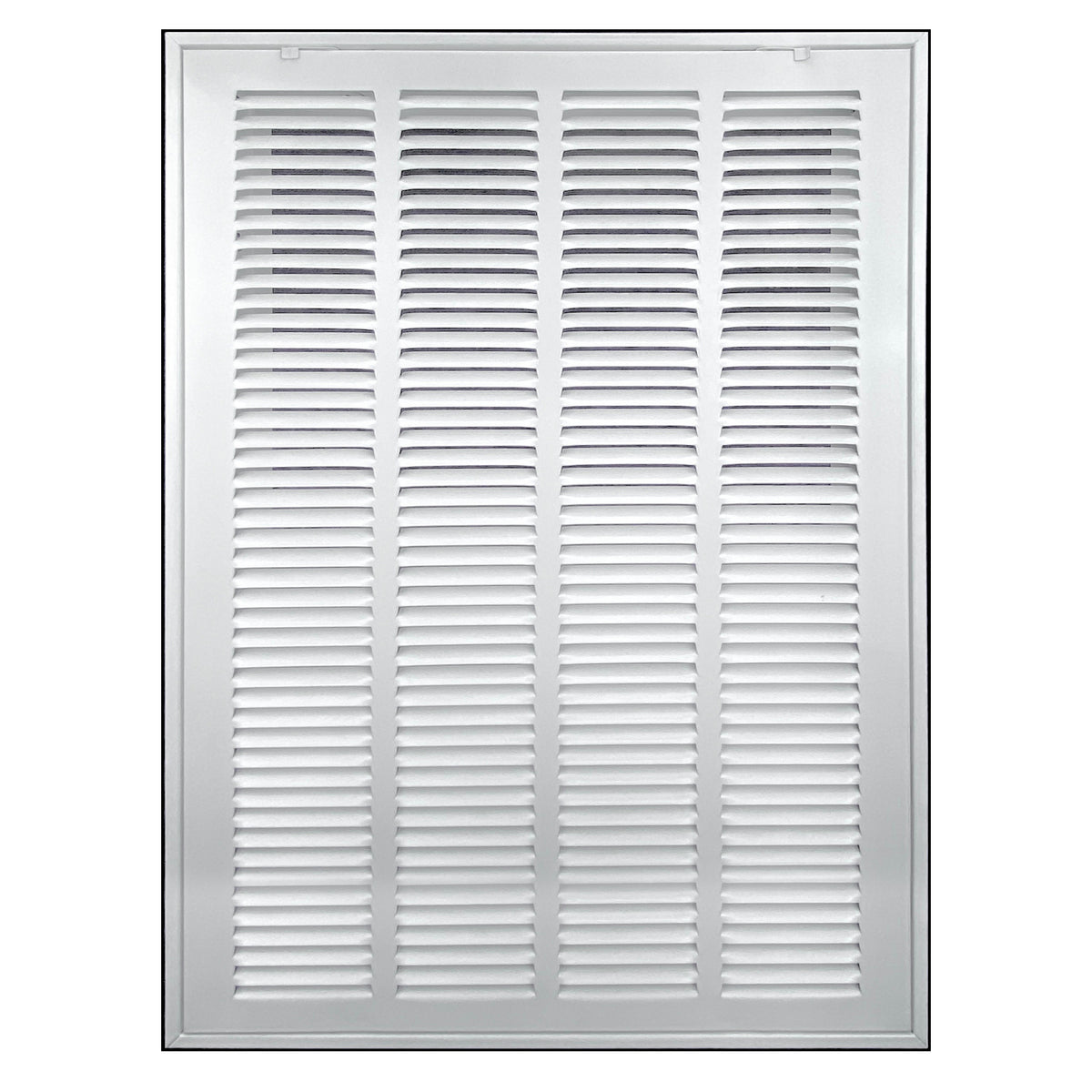 airgrilles 16" x 25" duct opening   steel return air filter grille for sidewall and ceiling hnd-rafg1-wh-16x25 752505979625 - 1
