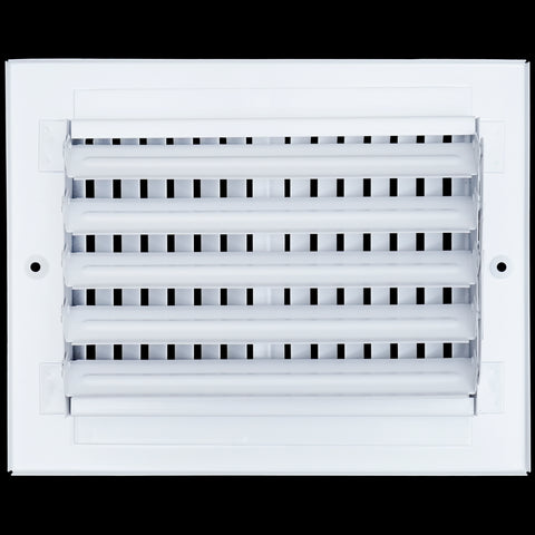 8 X 6 Duct Opening | 2 WAY Steel Air Supply Diffuser for Sidewall and Ceiling