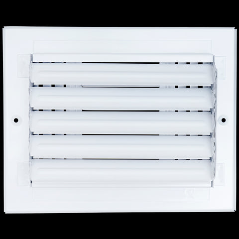 8 X 6 Duct Opening | 3 WAY Steel Air Supply Diffuser for Sidewall and Ceiling