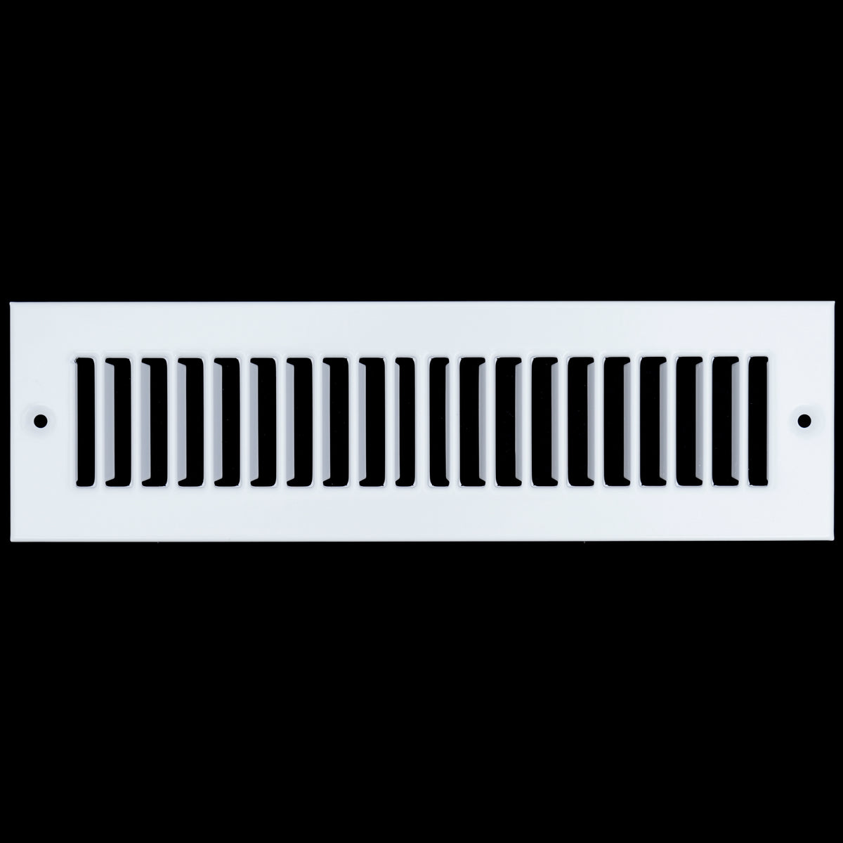 airgrilles 2" x 10" toe kick register grille   vent cover   outer dimensions: 3.5" x 11.5"   white hnd-tgs-wh-2x10  - 1
