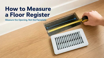 How to Measure a Floor Register Correctly