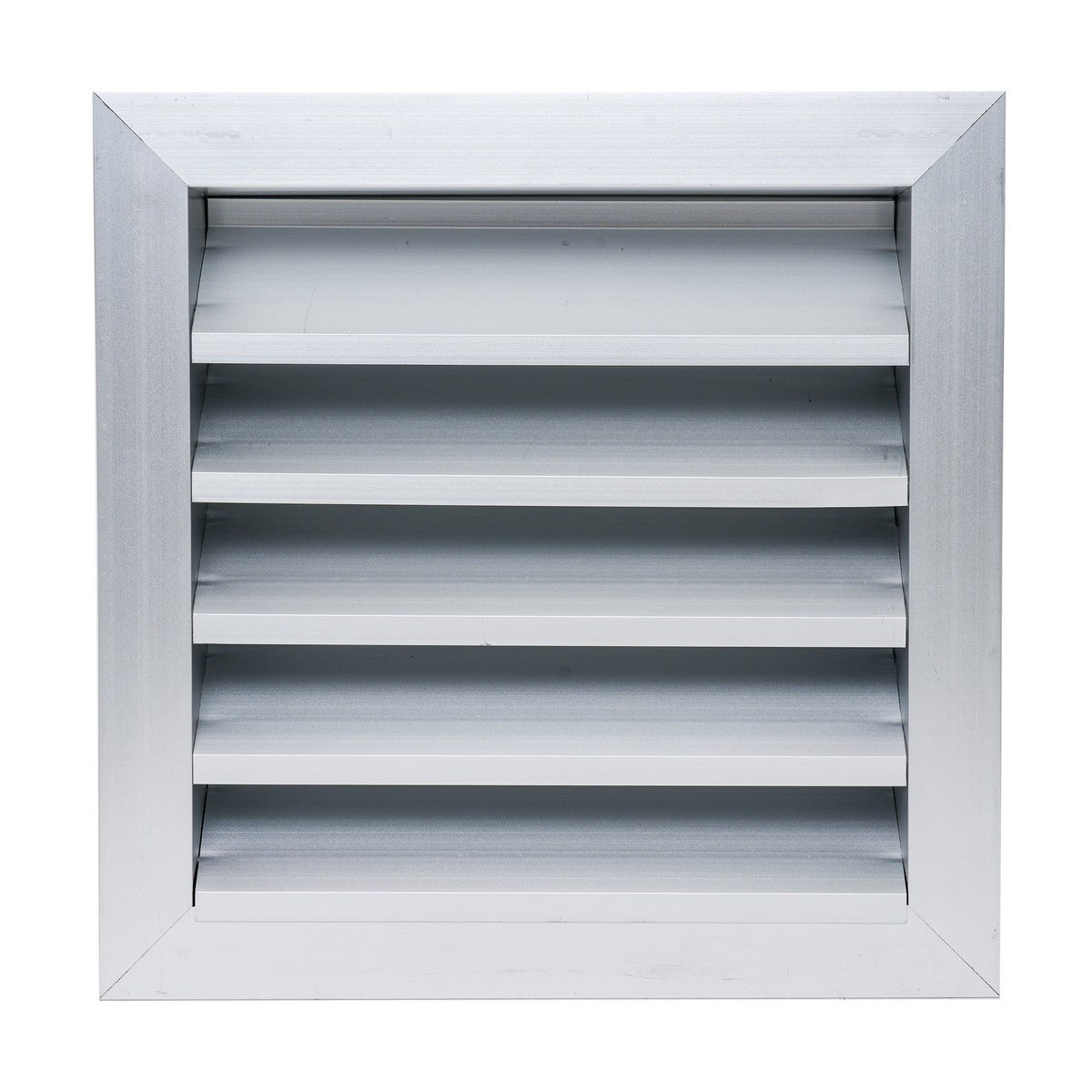 10"x10" Anodized Aluminum Exterior Wall Vent | Outer Dimension: 12"W X 12"H