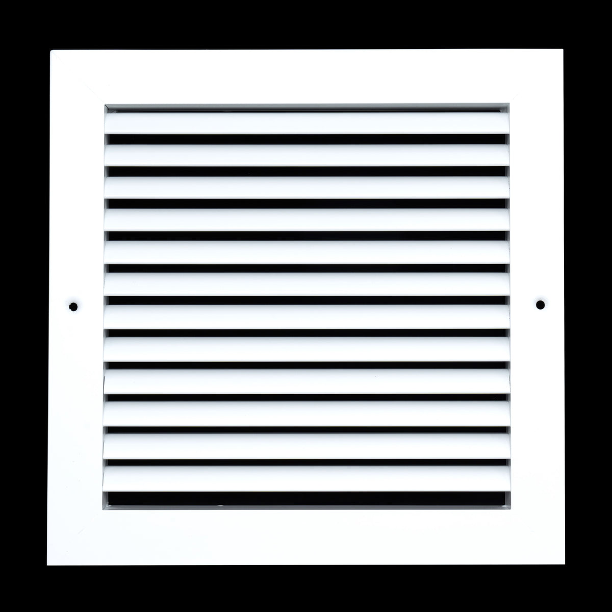 10"x10" Premium Aluminum Return Air Grille – Rust-Free HVAC Vent Cover for Wall & Ceiling | White | Out. Dim.: 11-13/16"W X 11-13/16"H
