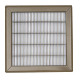 10"x10" Heavy Duty Return Air Floor Grille | Walkable Brown | Out. Dim.: 11-3/4"W X 11-3/4"H