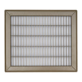 10"x12" Heavy Duty Return Air Floor Grille | Walkable Brown | Out. Dim.: 11-3/4"W X 13-3/4"H