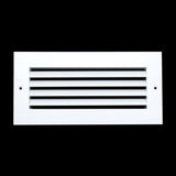 10"x4" Premium Aluminum Return Air Grille – Rust-Free HVAC Vent Cover for Wall & Ceiling | White | Out. Dim.: 11-13/16"W X 5-13/16"H