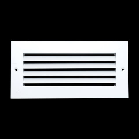 Fits 10x4 Duct Opening | Aluminum Return Air Grille by Handua | Vent Cover Grill for Sidewall and Ceiling | Rust Free | Durable Powder Coating | HVAC Cold Air Intake Grille | White