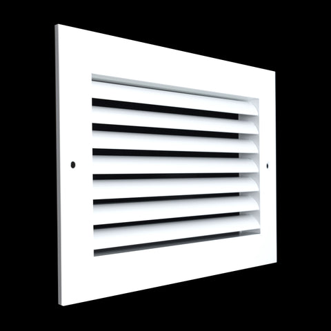 10"x6" Premium Aluminum Return Air Grille – Rust-Free HVAC Vent Cover for Wall & Ceiling | White | Out. Dim.: 11-13/16"W X 7-13/16"H
