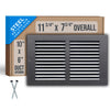 Handua Steel Return Air Grille | Vent Cover Grill for Sidewall and Ceiling | Black