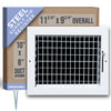 Handua Steel Adjustable Air Supply HVAC Grille | White Vent Cover Grill for Sidewall and Ceiling