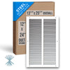 Handua Steel Return Air Grille | Vent Cover Grill for Sidewall and Ceiling, White