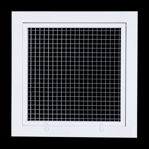 Handua Aluminum Return Air Filter Grille | Vent Cover Grill for Sidewall and Ceiling | Low Noise Cube Core Eggcrate