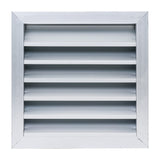 12"x12" Anodized Aluminum Exterior Wall Vent | Outer Dimension: 14"W X 14"H