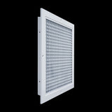 12x12 White Aluminum Eggcrate Return Air Grille, Low-Noise High-Airflow Rust-Proof Vent Cover