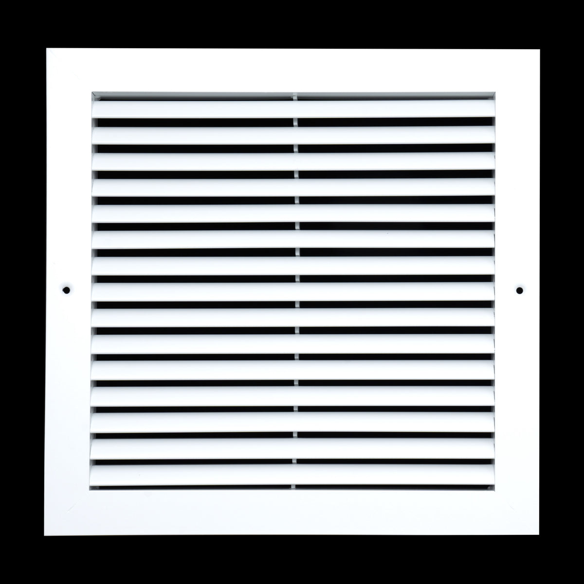 its 12x12 Duct Opening | Aluminum Return Air Grille by Handua | Vent Cover Grill for Sidewall and Ceiling | Rust Free | Durable Powder Coating | HVAC Cold Air Intake Grille | White