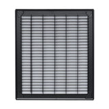 12"x14" Heavy Duty Return Air Floor Grille | Walkable Black | Out. Dim.: 13-3/4"W X 15-3/4"H