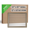 Handua HVAC Return Air Floor Grille | Vent Cover Grill for Floor - Brown | Heavy Duty Fixed Blades