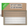 Handua HVAC Return Air Floor Grille | Vent Cover Grill for Floor - Brown | Heavy Duty Fixed Blades