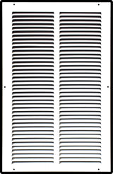 Steel Return Air Grille – HVAC Cold Air Intake Vent Cover, White | Out. Dim.: 13-3/4"W X 25-3/4"H