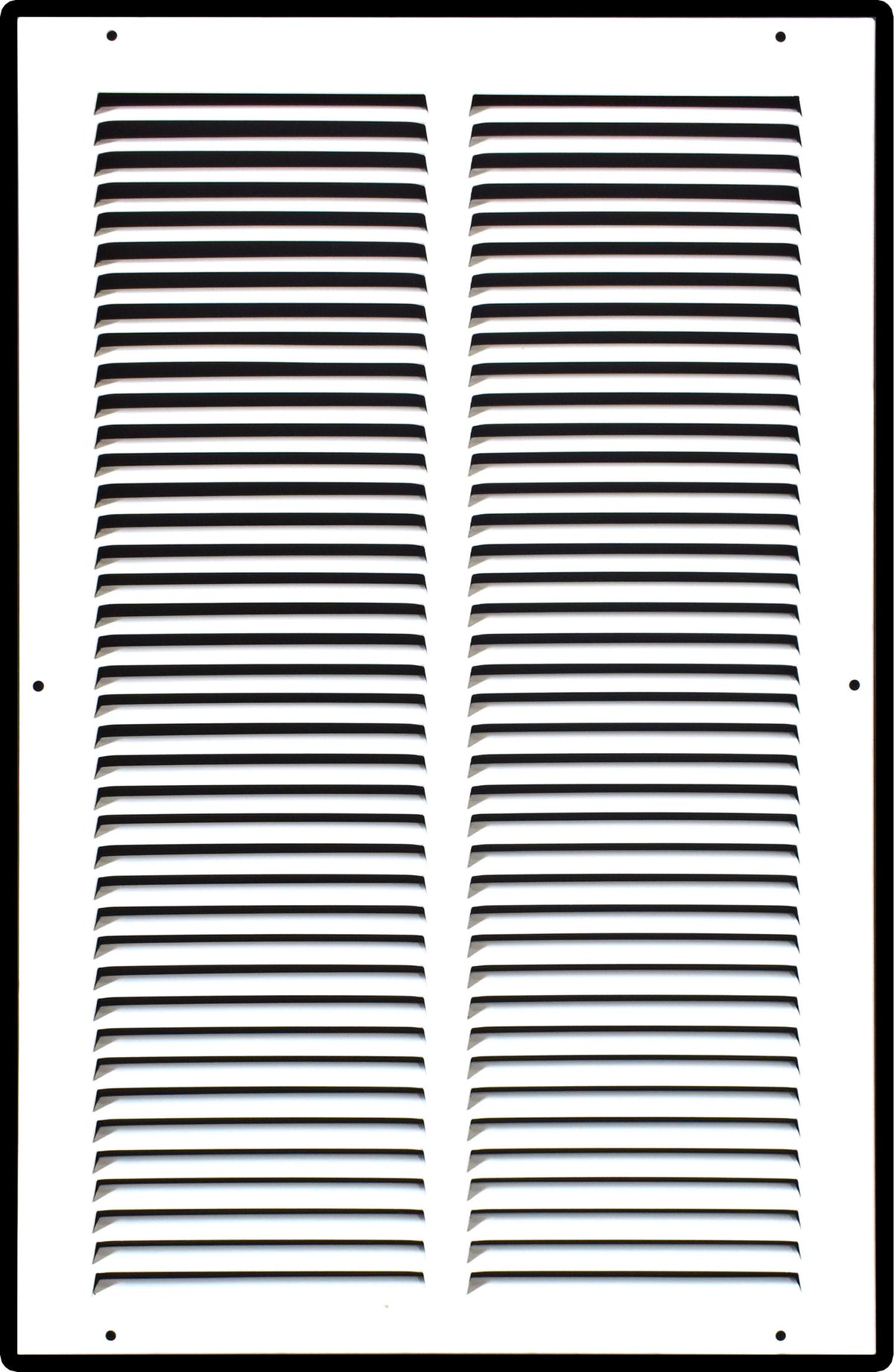 12" X 24" Duct Opening | Steel Return Air Grille for Sidewall and Ceiling | Outer Dimensions: 13.75"W X 25.75"H