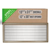 Handua HVAC Return Air Floor Grille | Vent Cover Grill for Floor - Brown | Heavy Duty Fixed Blades