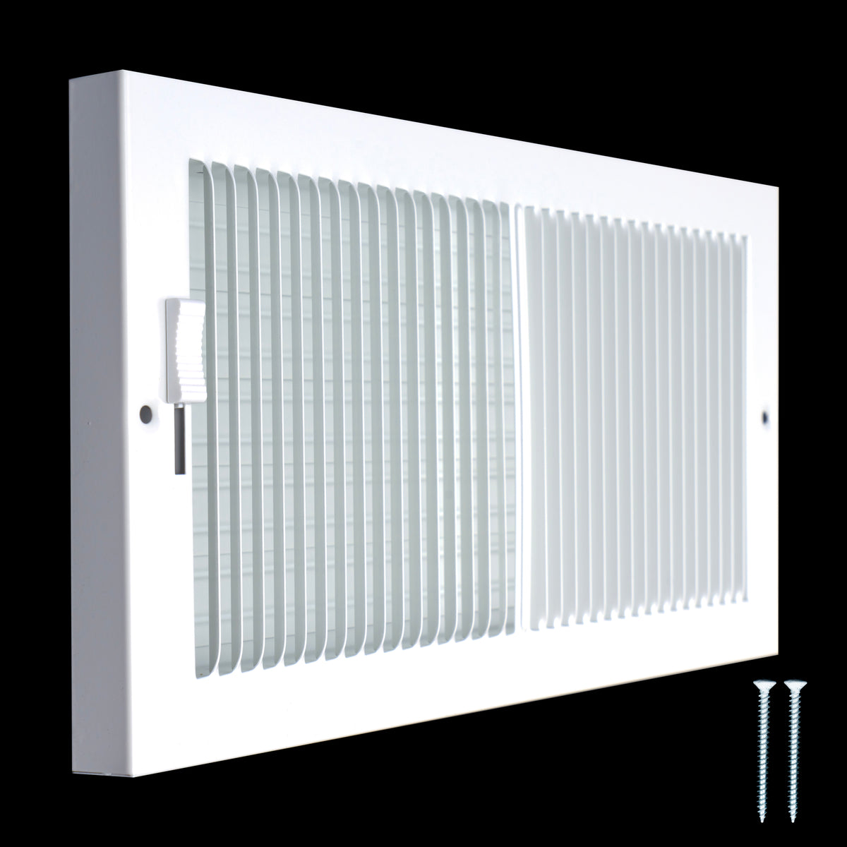 Handua Baseboard Air Supply Grille | Vent Cover Grill | 7/8" Margin Turnback to Fit Baseboard