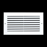 12"x6" Premium Aluminum Return Air Grille – Rust-Free HVAC Vent Cover for Wall & Ceiling | White | Out. Dim.: 13-13/16"W X 7-13/16"H
