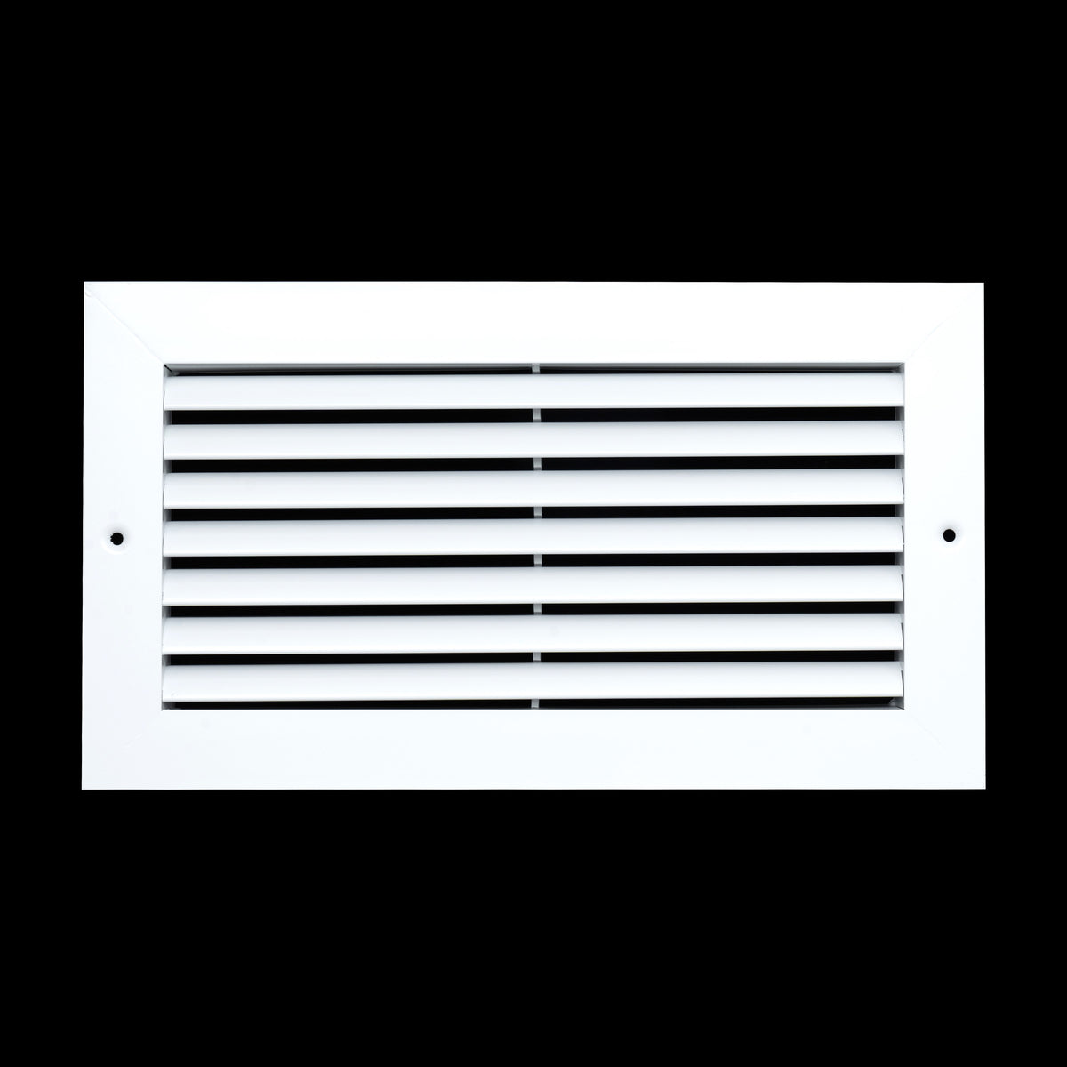 12"x6" Premium Aluminum Return Air Grille – Rust-Free HVAC Vent Cover for Wall & Ceiling | White | Out. Dim.: 13-13/16"W X 7-13/16"H