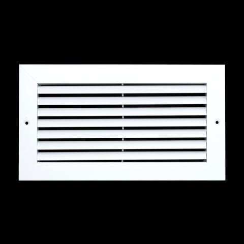 Fits 12x6 Duct Opening | Aluminum Return Air Grille by Handua | Vent Cover Grill for Sidewall and Ceiling | Rust Free | Durable Powder Coating | HVAC Cold Air Intake Grille | White