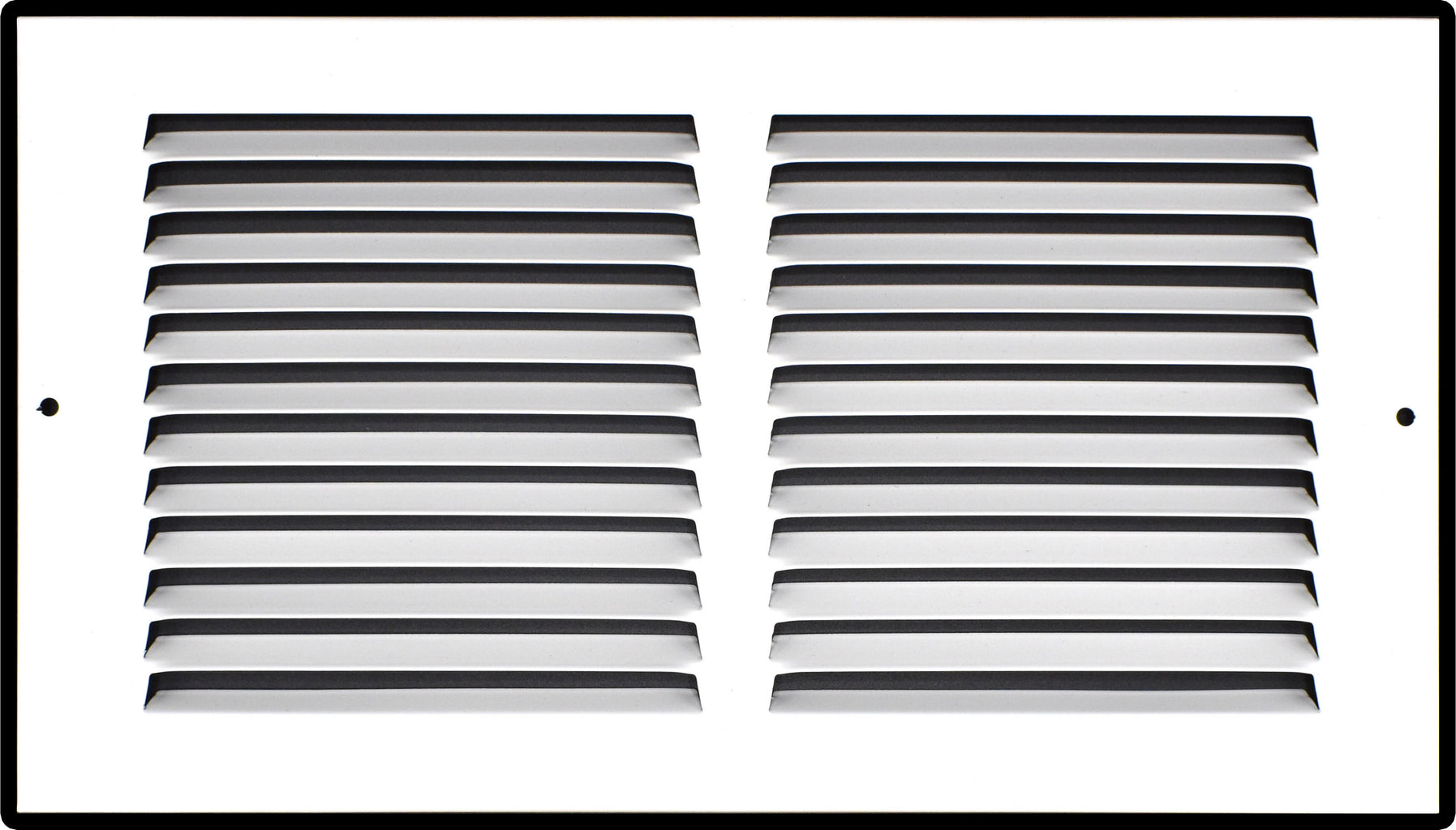 Steel Return Air Grille – HVAC Cold Air Intake Vent Cover, White | Out. Dim.: 13-3/4"W X 7-3/4"H