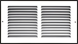 Steel Return Air Grille – HVAC Cold Air Intake Vent Cover, White | Out. Dim.: 13-3/4"W X 7-3/4"H