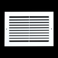 Fits 12x8 Duct Opening | Aluminum Return Air Grille by Handua | Vent Cover Grill for Sidewall and Ceiling | Rust Free | Durable Powder Coating | HVAC Cold Air Intake Grille | White