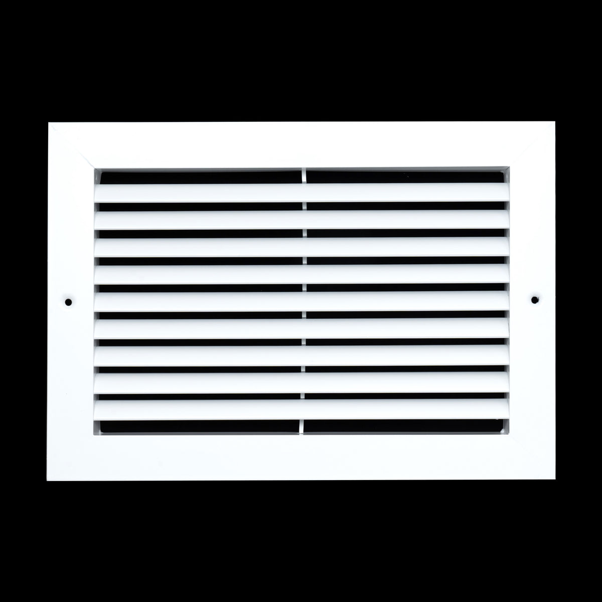 12"x8" Premium Aluminum Return Air Grille – Rust-Free HVAC Vent Cover for Wall & Ceiling | White | Out. Dim.: 13-13/16"W X 9-13/16"H