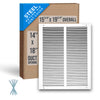 Handua Steel Return Air Grille | Vent Cover Grill for Sidewall and Ceiling, White