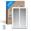 Handua Steel Return Air Grille | Vent Cover Grill for Sidewall and Ceiling, White