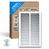 Handua Steel Return Air Grille | Vent Cover Grill for Sidewall and Ceiling, White