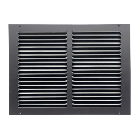 Fits 14x10 Duct Opening | Steel Return Air Grille by Handua | Vent Cover Grill for Sidewall and Ceiling | Black | HVAC Cold Air Intake Grille | Outer Dimensions: 15.75"W X 11.75"