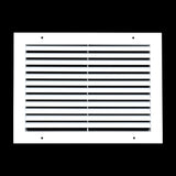 14"x10" Premium Aluminum Return Air Grille – Rust-Free HVAC Vent Cover for Wall & Ceiling | White | Out. Dim.: 15-13/16"W X 11-13/16"H