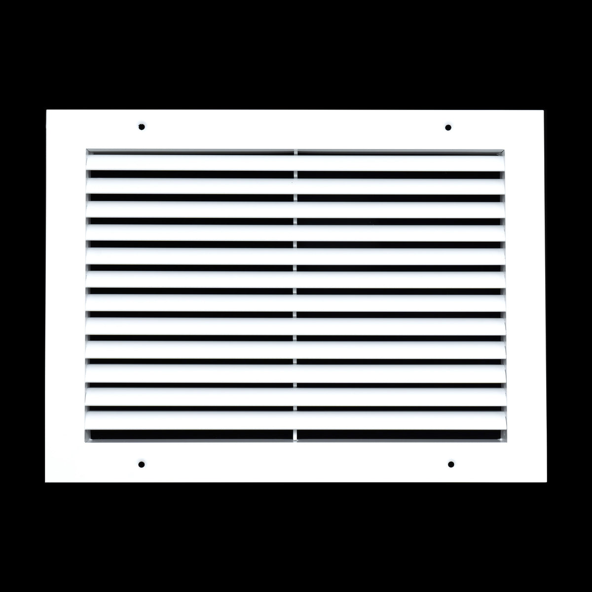 14"x10" Premium Aluminum Return Air Grille – Rust-Free HVAC Vent Cover for Wall & Ceiling | White | Out. Dim.: 15-13/16"W X 11-13/16"H
