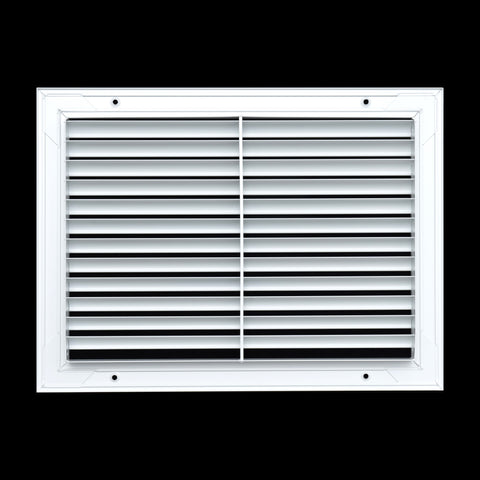 Fits 14x10 Duct Opening | Aluminum Return Air Grille by Handua | Vent Cover Grill for Sidewall and Ceiling | Rust Free | Durable Powder Coating | HVAC Cold Air Intake Grille | White
