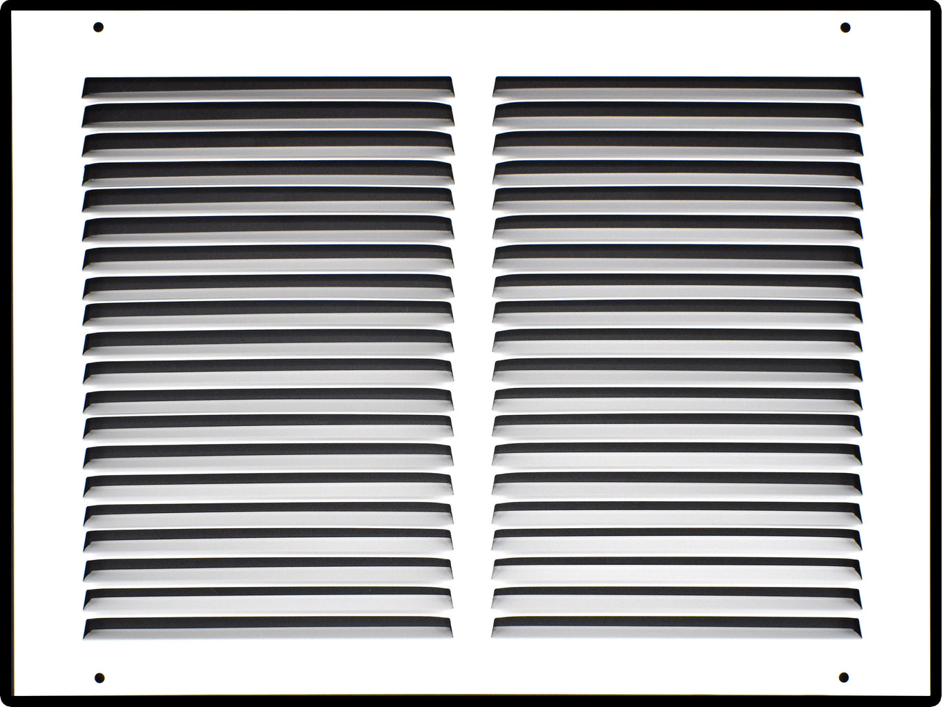 Steel Return Air Grille – HVAC Cold Air Intake Vent Cover, White | Out. Dim.: 15-3/4"W X 11-3/4"H
