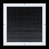 Handua Aluminum Return Air Grille | Low Noise Cube Core Eggcrate | Vent Cover Grill for Sidewall and Ceiling, White