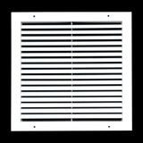 14"x14" Premium Aluminum Return Air Grille – Rust-Free HVAC Vent Cover for Wall & Ceiling | White | Out. Dim.: 15-13/16"W X 15-13/16"H