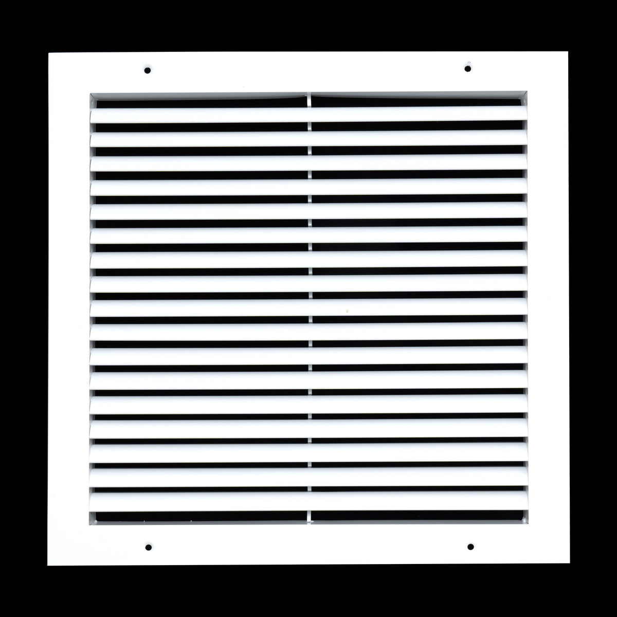 Fits 14x14 Duct Opening | Aluminum Return Air Grille by Handua | Vent Cover Grill for Sidewall and Ceiling | Rust Free | Durable Powder Coating | HVAC Cold Air Intake Grille | White