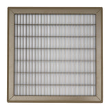 14"x14" Heavy Duty Return Air Floor Grille | Walkable Brown | Out. Dim.: 15-3/4"W X 15-3/4"H
