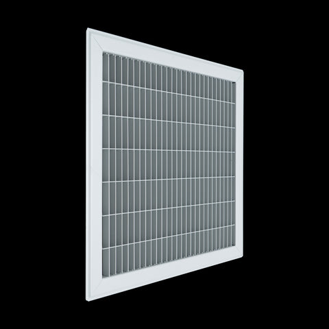 14"x14" Heavy Duty Return Air Floor Grille | Walkable White | Out. Dim.: 15-3/4"W X 15-3/4"H