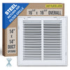 Steel Return Air Filter Grille with Plastic Latches